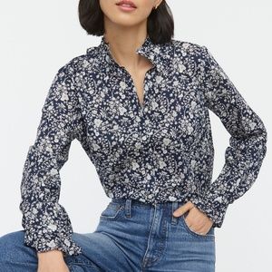 J. Crew Ruffle Collar in Libery® Summer Bloom